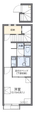 【間取り】 | レオネクストフジヤマＡ | 代表的な間取のため実際の間取とは異なる場合があります