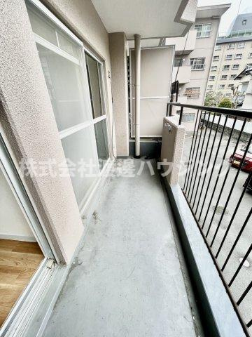 ユーハイツ千里のバルコニー