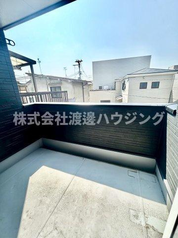ハウスカクのバルコニー