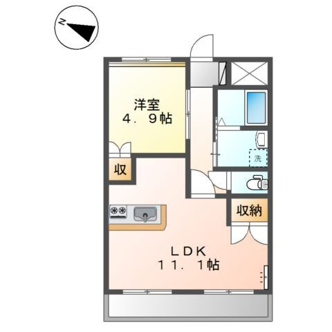 【間取り】 | ブランシェ滝尾