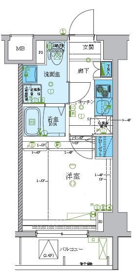 レグゼ梶ケ谷の間取り