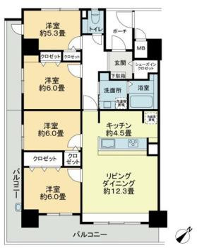 Ｓｏｐｈｉａ　Ｇａｒｄｅｎ博多の間取り