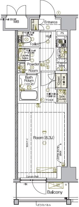 マキシヴ西新井の間取り