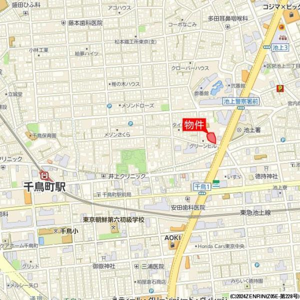 Ｂｒｉｌｌｉａ久が原の地図