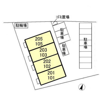 ヴァン・クレールの区画図