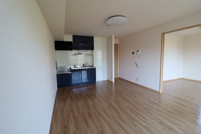 セジュール梨香の居間・リビング|リビング １２帖（照明無し）