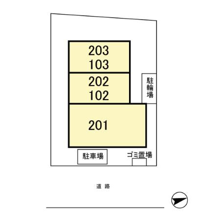 プルメリアの区画図