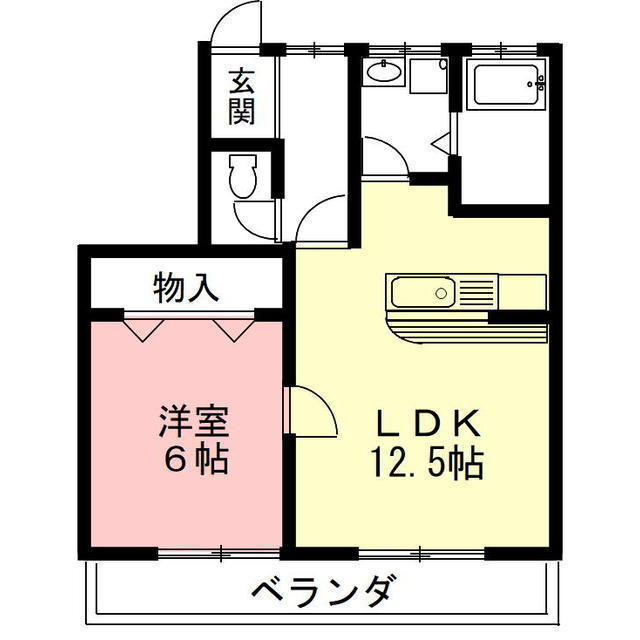 コーポ大福の間取り