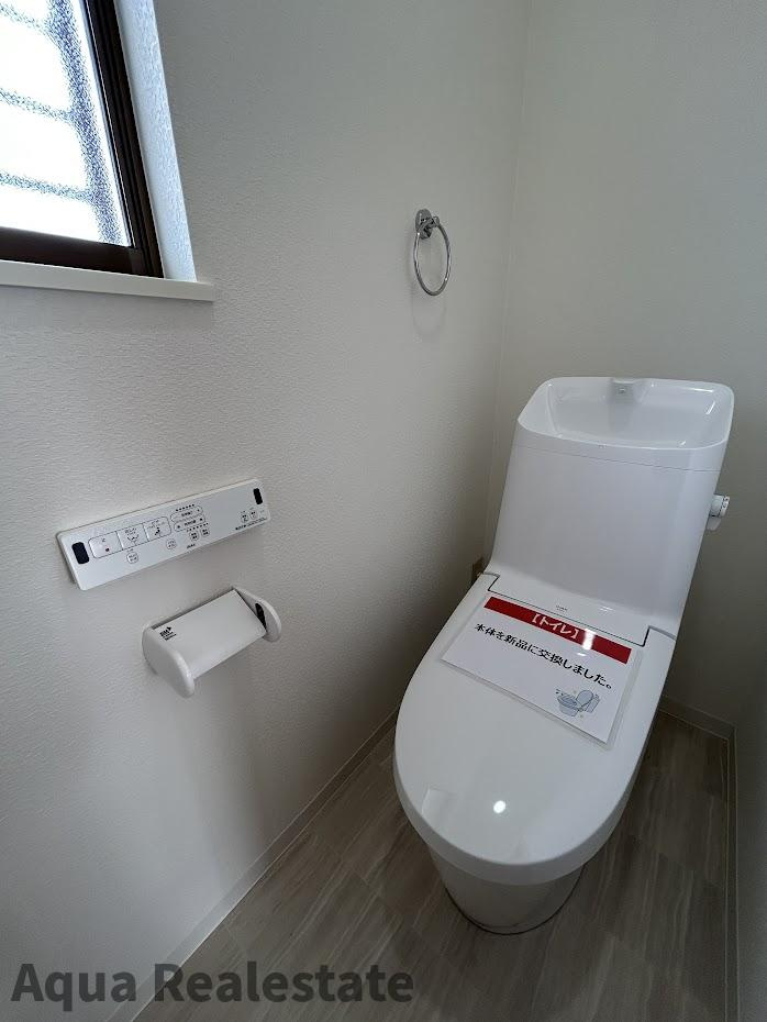 さぬき市造田是弘　リノベ住宅のトイレ|トイレもきれいです