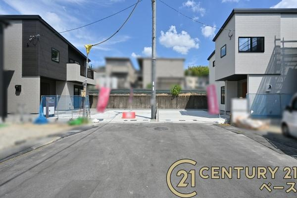北葛城郡上牧町中筋出作 １号棟 ／新築一戸建の前面道路含む現地写真|■現地撮影写真■雰囲気の良い閑静な住宅地です！