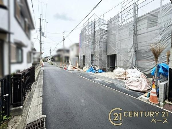 クレイドルガーデン築山 １号棟 ／新築一戸建の前面道路含む現地写真|■現地撮影写真■