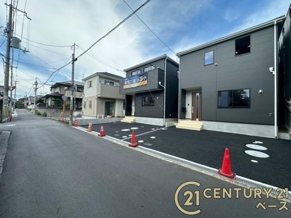 クレイドルガーデン築山 １号棟 ／新築一戸建の前面道路含む現地写真