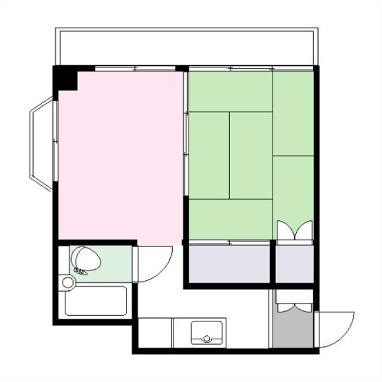 【間取り】 | ヴィラ皆生二番館