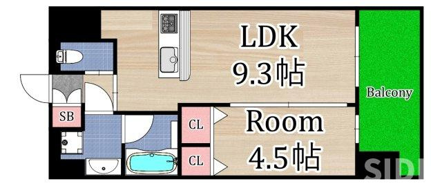 【間取り】 | プレジオ都島ASIAN