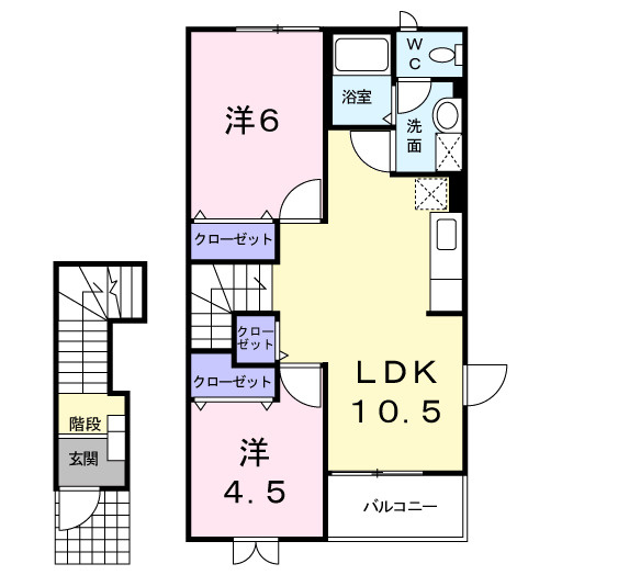 【間取り】 | パルテールⅡ