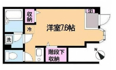 ピースコート池袋の間取り