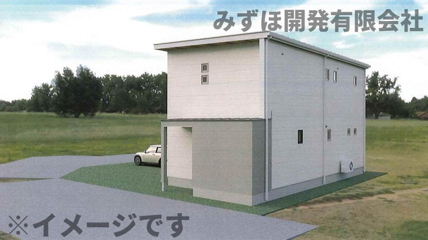 天童市柏木町2丁目1-21の外観パース|外観パースです