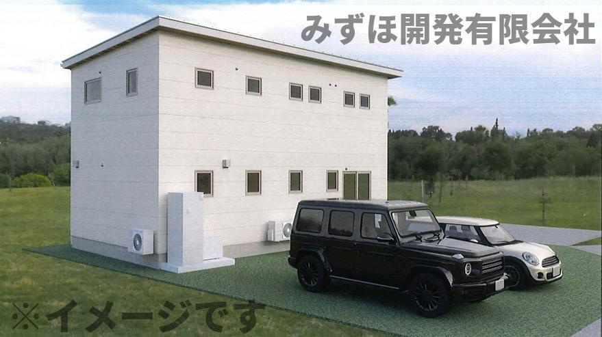 天童市柏木町2丁目1-21の外観パース|外観パースです