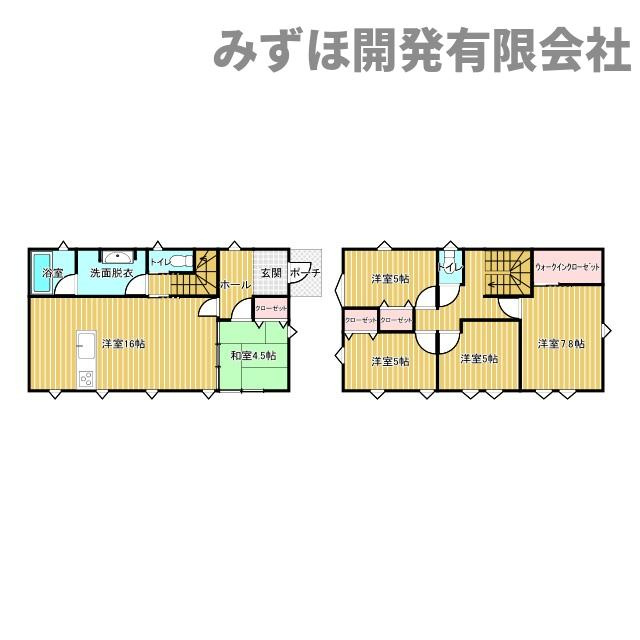 天童市柏木町2丁目1-21の間取り