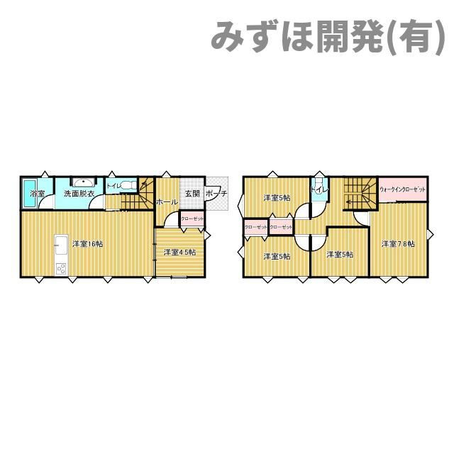 天童市柏木町2丁目1-21の間取り
