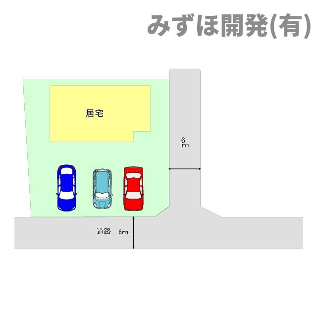 天童市柏木町2丁目1-1の区画図