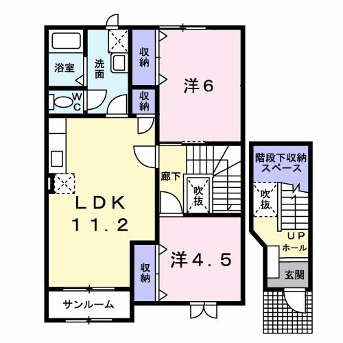リバーサイド・コートの間取り