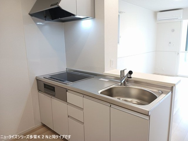 うららⅢのキッチン|使いやすいキッチンです