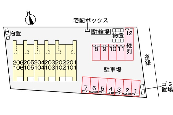 イリスプリエールの区画図