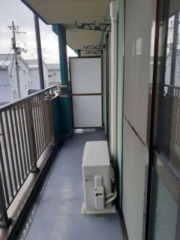 プラテアＭのバルコニー|広々としたバルコニーです