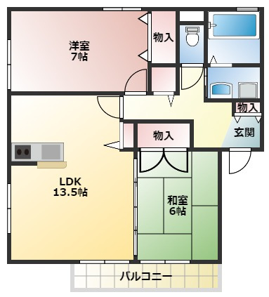 グランディールの間取り