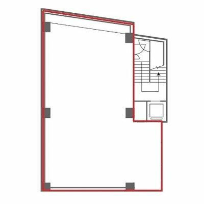 【和室】 | 三浜ビル | 間取図