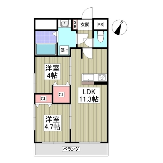 【間取り】 | リバーサイドマンション　熊谷