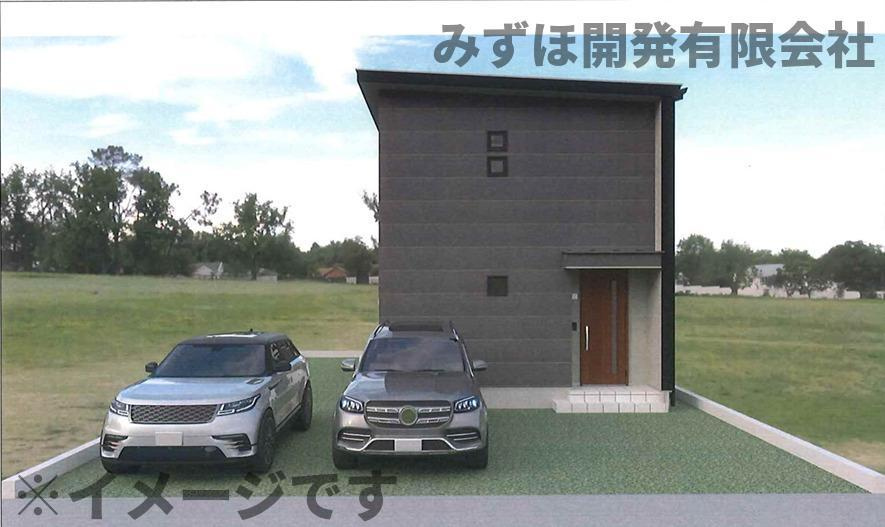 天童市北久野本4丁目15-27の外観パース|外観パースです