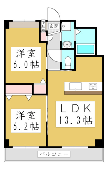 【間取り】 | Le Ciel Bleu