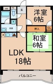 ラフォーレDAIDOUの間取り