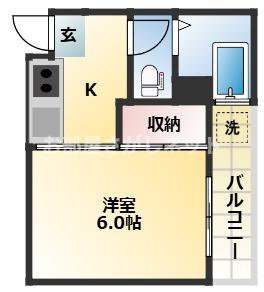 コーポステーションサイドコシべ【おとり物件なし】#学生・社会人にオススメ！初期費用分割払いOK！の間取り