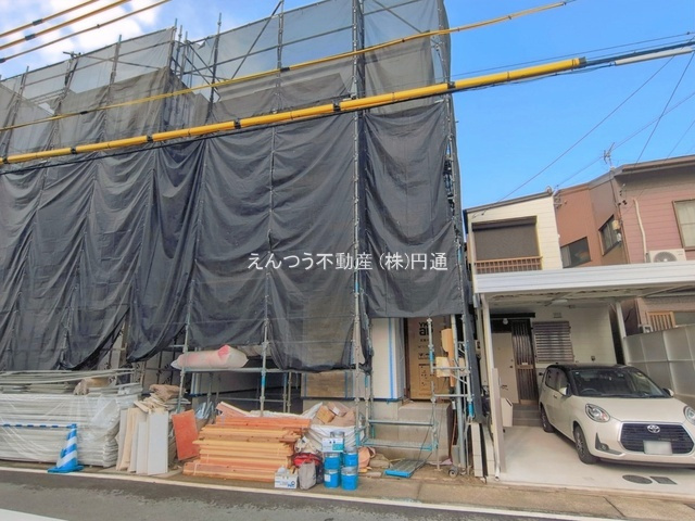 新福寺町2期の前面道路含む現地写真