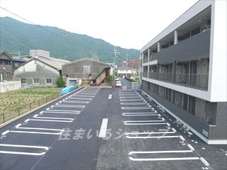 広島市安佐北区可部南５丁目のアパートの展望|募集のお部屋（202号室）からの眺望です！