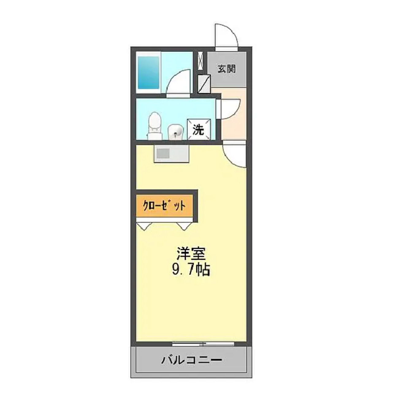 【Pernula西小岩】東京都江戸川区一棟投資マンション「小岩駅徒歩5分」「2009年築RC」の間取り