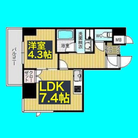 セレニティー東山公園の間取り