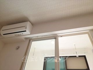 広島市安佐北区大林１丁目のアパートの設備|便利な室内物干し
