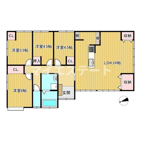 【間取り】 | 本野町戸建