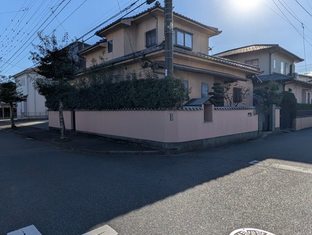 小郡市寺福童　中古一戸建の前面道路含む現地写真