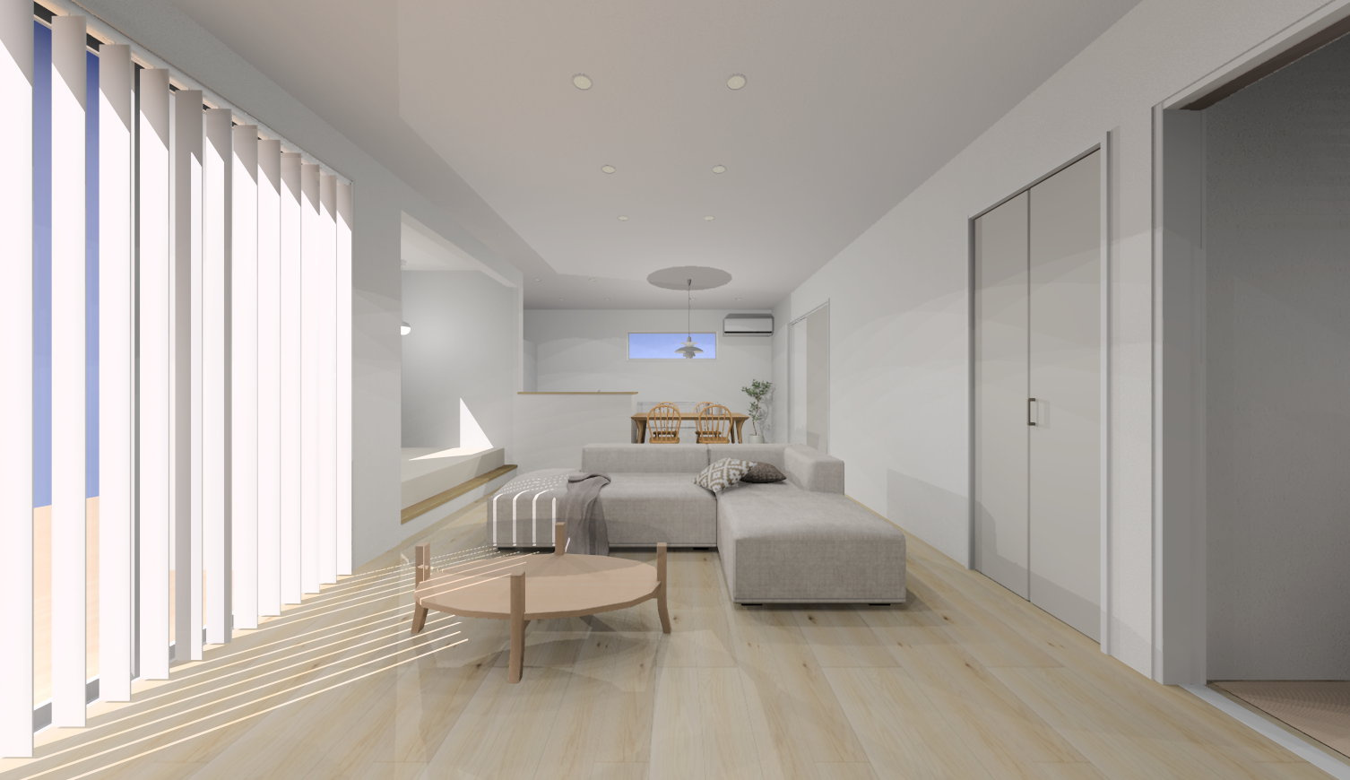 朝倉市堤1号地新築１戸建ての完成予想図