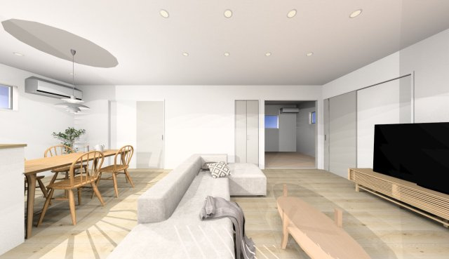 朝倉市堤1号地新築１戸建ての完成予想図