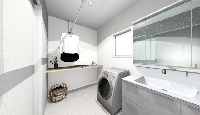 朝倉市堤1号地新築１戸建ての完成予想図