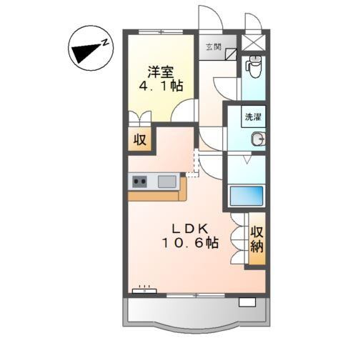 ウィズ　ワン　ヒルズの間取り
