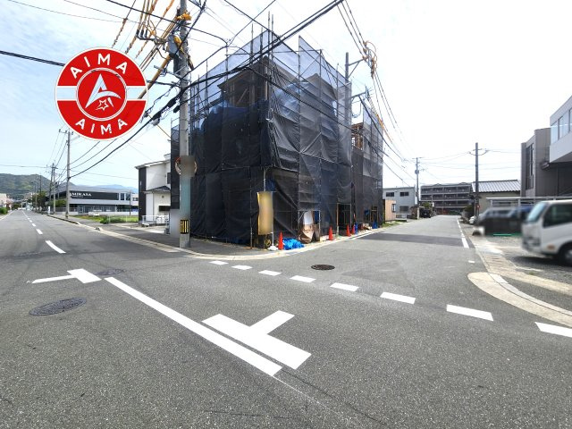 大野城市仲畑4丁目第1-2棟（1号棟）　の前面道路含む現地写真|見学の時間などお気軽にお問い合わせ下さい。