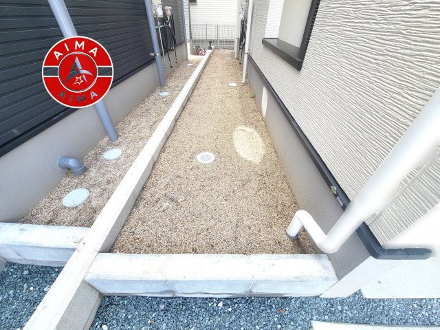 大野城市仲畑4丁目第1-2棟（1号棟）　の外観|お庭で自由な時間を過ごせます。