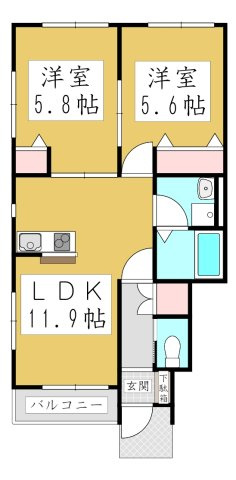 【間取り】 | ポルトボヌール